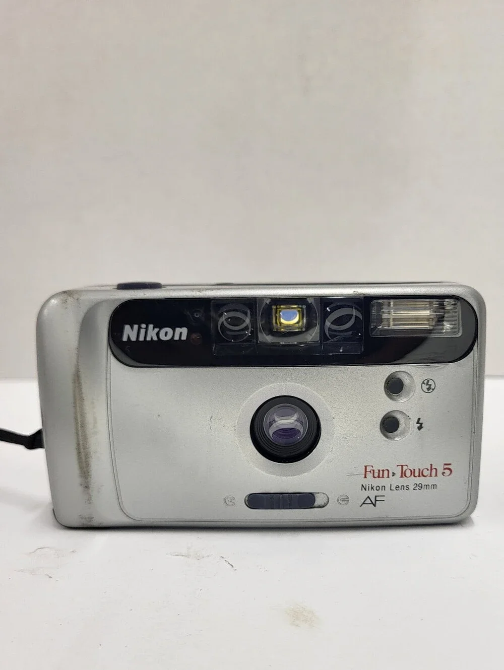 1997 Nikon Fun Touch 5 Point & Shoot Autofocus Film Camera 35mm Tested WORKING